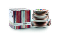 Set de 18 Assiettes en Ceramique VENDOME